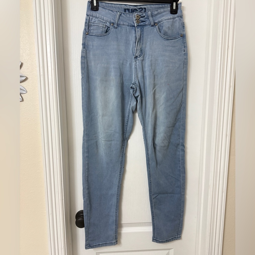 Rue21 Freedom Flex jean light wash high waist skinny comfort-stretch 11/12R